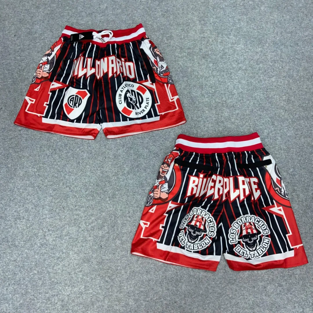 SHORT NBA RIVER PLATE LBDT 14 CALAVERA NEGRO