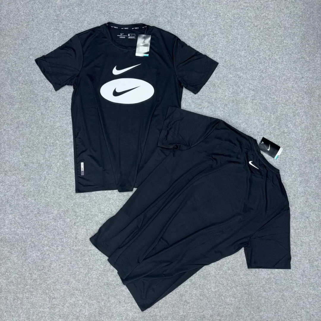 REMERA DRY FIT NIKE DOBLE LOGO