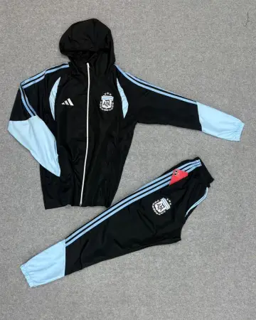 CONJUNTO AFA SELECCION ARGENTINA ROMPEVIENTO / negro